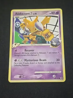 Alakazam 38/111 Rising Rivals Regular Pokemon TCG 2009 Light Played - Image 1