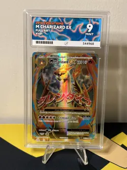 M Charizard EX 101/108 Full Art Ultra Rare XY Evolutions Mint Ace 9 Pokemon 2016 - Image 1