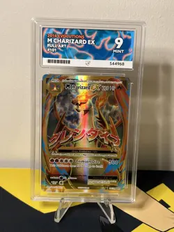M Charizard EX 101/108 Full Art Ultra Rare XY Evolutions Mint Ace 9 Pokemon 2016 - Image 4