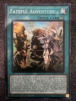 Yugioh Fateful Adventure MP23-EN268 Secret Rare 1st Edition NM - Image 1