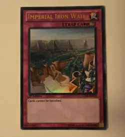 YuGiOh - Imperial Iron Wall - LCJW-EN298 - Ultra Rare - 1st Ed. - MP - Image 1
