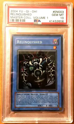 PSA 10 Relinquished Secret Rare - Master Collection Vol. 1 - Yugioh MC1-EN003 - Image 1