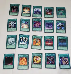 Vintage 1996 Yugioh! Trading Cards Lot of 35 Pre-owned Good Condition - Image 2