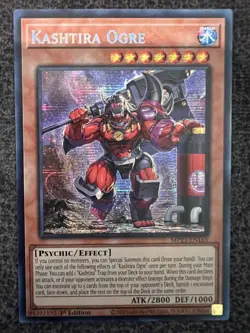 Yugioh Kashtira Ogre MP23-EN165 Prismatic Secret Rare 1st Edition NM - Image 1