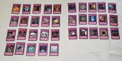 Vintage 1996 Yugioh! Trading Cards Lot of 35 Pre-owned - Image 1