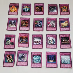 Vintage 1996 Yugioh! Trading Cards Lot of 35 Pre-owned - Image 2