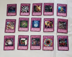 Vintage 1996 Yugioh! Trading Cards Lot of 35 Pre-owned - Image 3