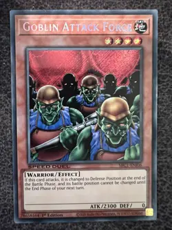 Yugioh Goblin Attack Force SBC1-ENI06 Secret Rare 1st Edition NM - Image 1