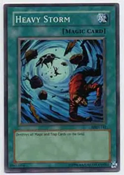 Lightly Played Heavy Storm - MRD-142 - Super Rare - Unlimited Edition - YuGiOh - Image 1