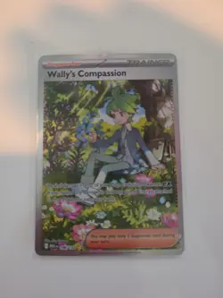 Wally's Compassion Trainer 186/132 Mega Evolution Pokemon Card - Image 1