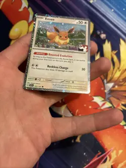 Eevee Holo Pokemon Prize Pack Series 7 Promo Pokemon Card NM/LP Stamp - Image 3