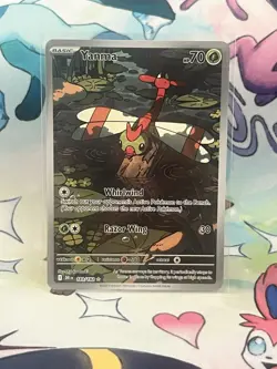 Yanma Pokemon TCG Destined Rivals Full Art Illustration Rare Card 183/182 - Image 1