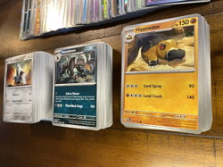 Pokemon Prismatic Evolutions Lot - 250+ Base Cards, 80+ Holo, 13 Poke Ball, 5 ex - Image 4