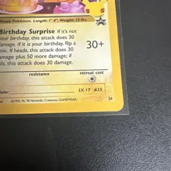 Pokemon Birthday Pikachu Celebrations Holo Rare #24 Mint Card - Image 2