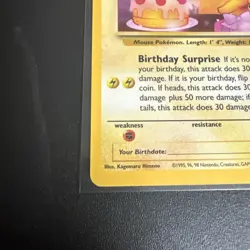 Pokemon Birthday Pikachu Celebrations Holo Rare #24 Mint Card - Image 3