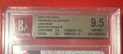 2022 One Piece Sanji Premium Edition OP01-013 One Piece Card Japanese BGS 9.5 - Image 2