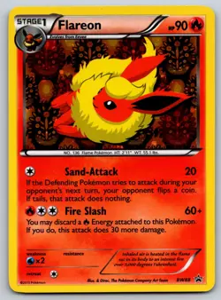 Flareon - BW88 Black and White Promos NM-/LP+ Pokemon Card TCG - Image 1