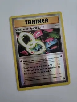 Pokemom Venusaur Spirit Link 89/108 Reverse Holo XY Evolutions Trainer Card 2016 - Image 1