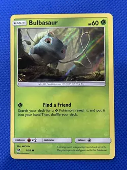 Detective Pikachu: Bulbasaur 1/18 + Charmander 4/18 2 Card Holo Rare Pokemon Set - Image 2