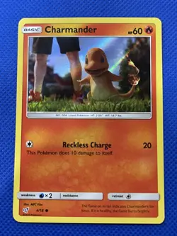 Detective Pikachu: Bulbasaur 1/18 + Charmander 4/18 2 Card Holo Rare Pokemon Set - Image 4