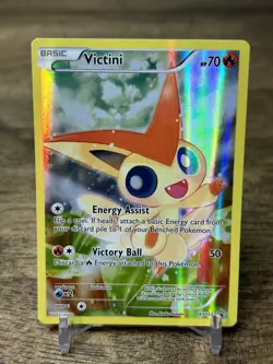 Victini XY117 Promo Pokemon Card TCG Full Art 2016 NM - - Image 1
