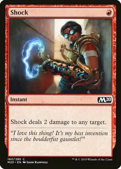 1x Shock - NM English MTG - Magic 2020 - Image 1