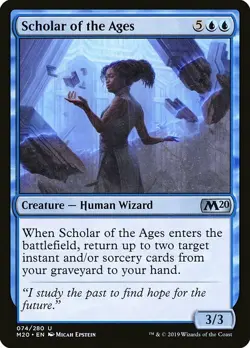 1x Scholar of The Ages - NM English MTG - Magic 2020 - Image 1