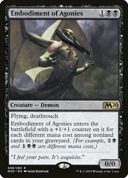 1x Embodiment of Agonies - NM English MTG - Magic 2020 - Image 1
