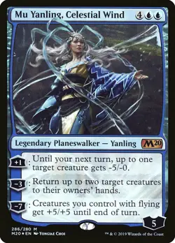 1x Mu Yanling, Sky Dancer - NM English MTG - Magic 2020 - Image 1
