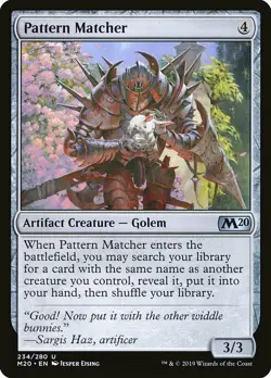 1x Pattern Matcher - NM English MTG - Magic 2020 - Image 1
