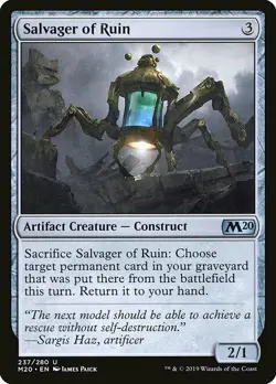 1x Salvager of Ruin - NM English MTG - Magic 2020 - Image 1