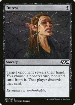 1x Duress - NM English MTG - Magic 2020 - Image 1