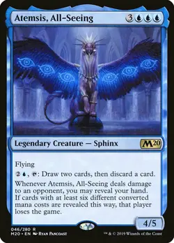 1x Atemsis , All-Seeing - NM English MTG - Magic 2020 - Image 1
