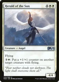 1x Herald of The Sun - NM English MTG - Magic 2020 - Image 1