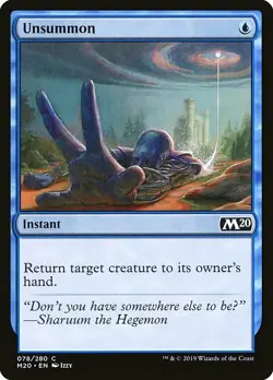 1x Unsummon - NM English MTG - Magic 2020 - Image 1
