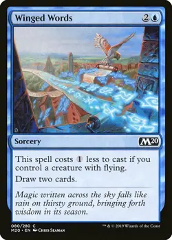 1x Winged Words - NM English MTG - Magic 2020 - Image 1