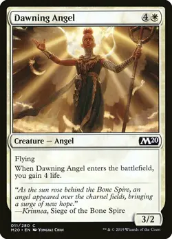 1x Dawning Angel - NM English MTG - Magic 2020 - Image 1