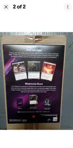 Magic the Gathering MTG Commander 2019 Merciless Rage Deck Factory Sealed - Image 2