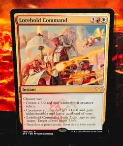 magic the gathering - Lorehold Command - Instant - Rare - White, Red - Image 1