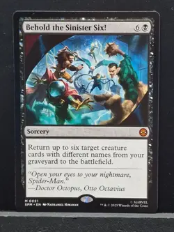 Behold the Sinister Six! MTG 0051 Marvel's Spider-Man - NM. Mythic Near Mint - Image 1