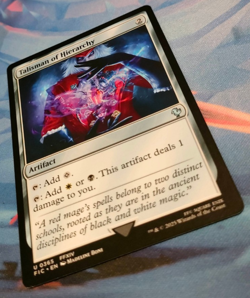 Talisman of Hierarchy - Final Fantasy Commander - Uncommon - NM (see pics) MTG - Image 3