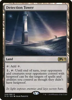 1x Detection Tower - NM English MTG - Magic 2019 - Image 1