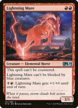 1x Lightning Mare - NM English MTG - Magic 2019 - Image 1
