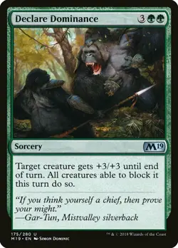 1x Declare Dominance - NM English MTG - Magic 2019 - Image 1