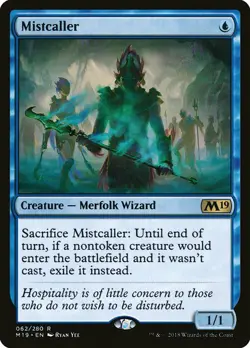 1x Mistcaller - NM English MTG - Magic 2019 - Image 1
