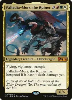 1x Palladian-Mors, the Ruiner - NM English MTG - Magic 2019 - Image 1