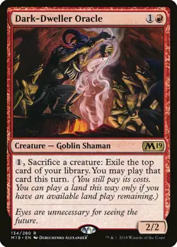 1x Dark-Dweller Oracle - NM English MTG - Magic 2019 - Image 1