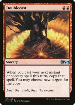 1x Doublecast - NM English MTG - Magic 2019 - Image 1