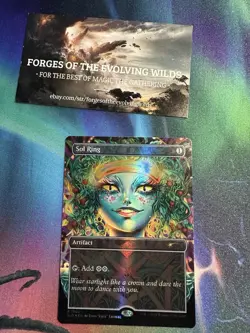 Sol Ring Foil Extended Art Borderless 1905 Everyone's Invited Secret Lair - Image 1