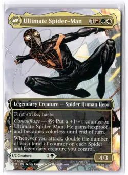 Miles Morales (0200) (Borderless) 200 MTG Marvel's Spider-Man Non-Foil NM/M - Image 2